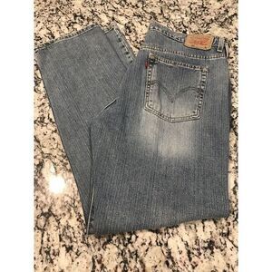 Levis 505 Nouveau Low Straight 100% Cotton Jeans‎ Size 14 M
